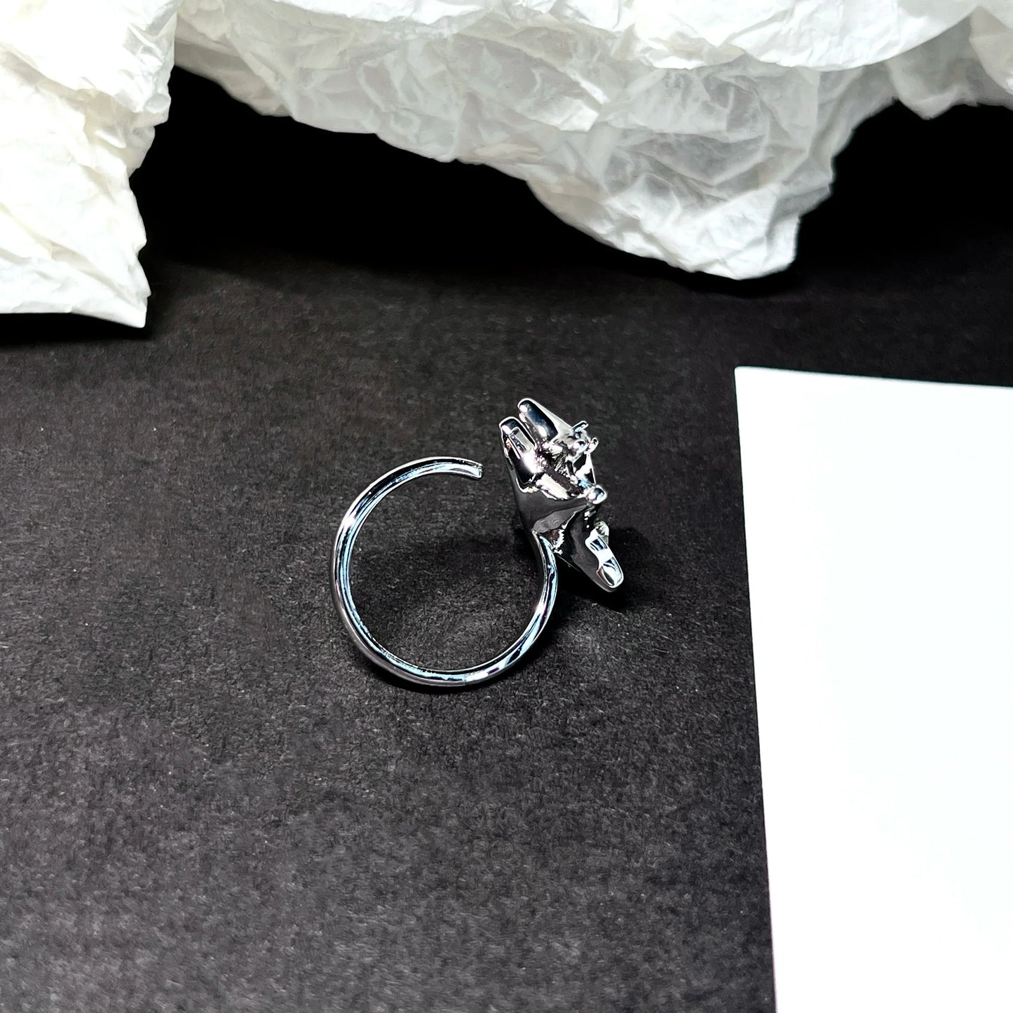 "Green Gemini" Zircon Ring