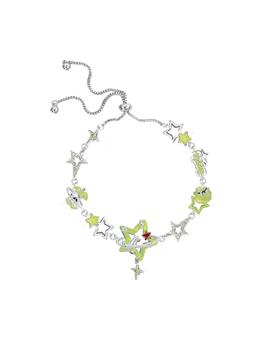 Sweet Apple & Star Bracelet
