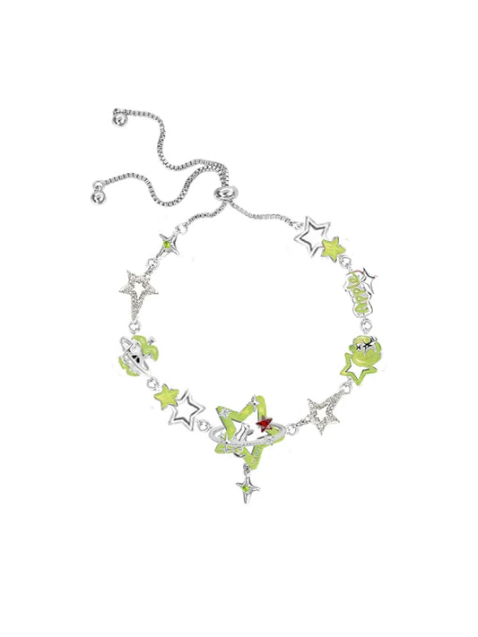 Sweet Apple & Star Bracelet