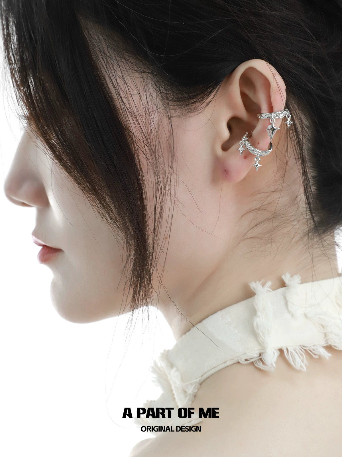 Shining Stars Zircon Ear Clips