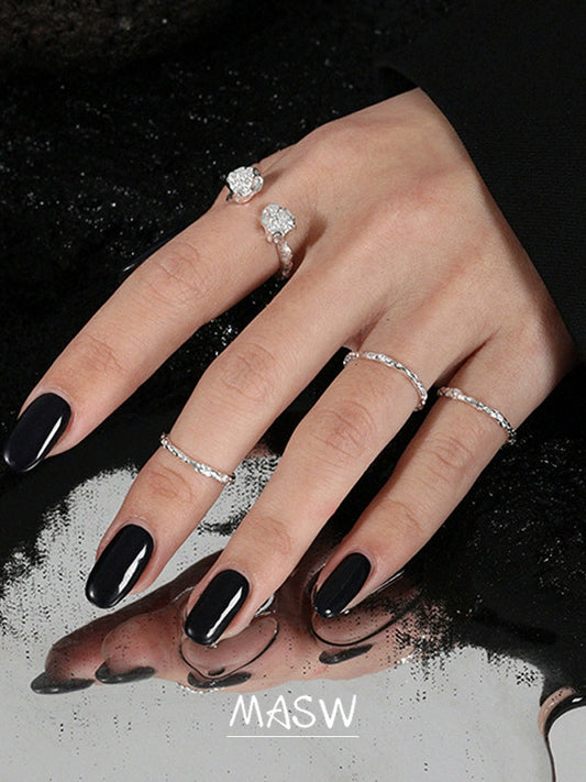 Minimalist Silver Open Ring