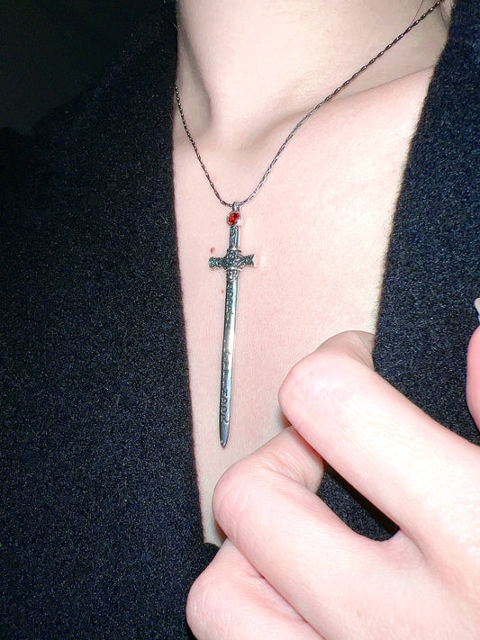 "Gryffindor Sword" Zircon Necklace