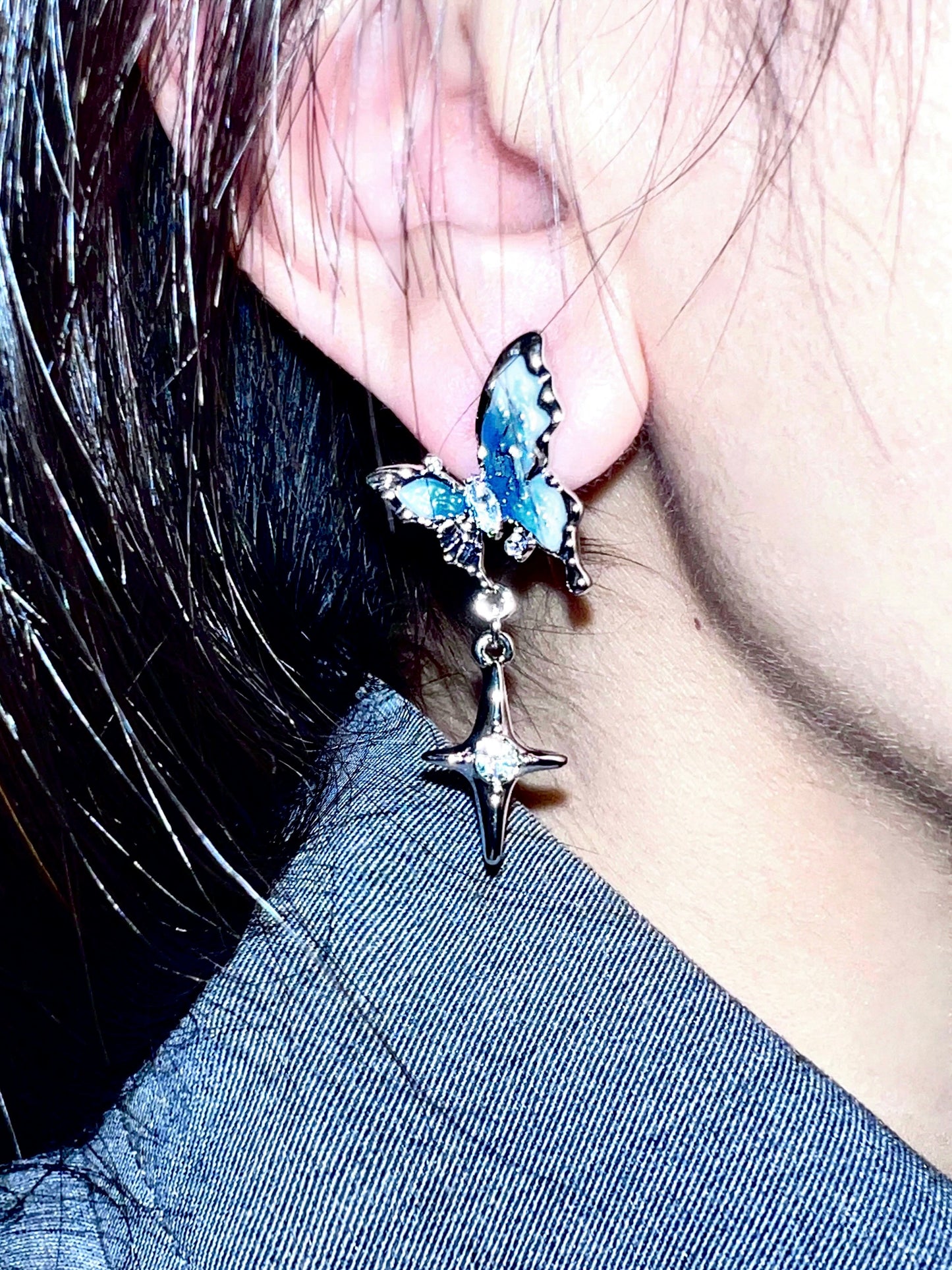 "Sea Butterfly" Flash Necklace