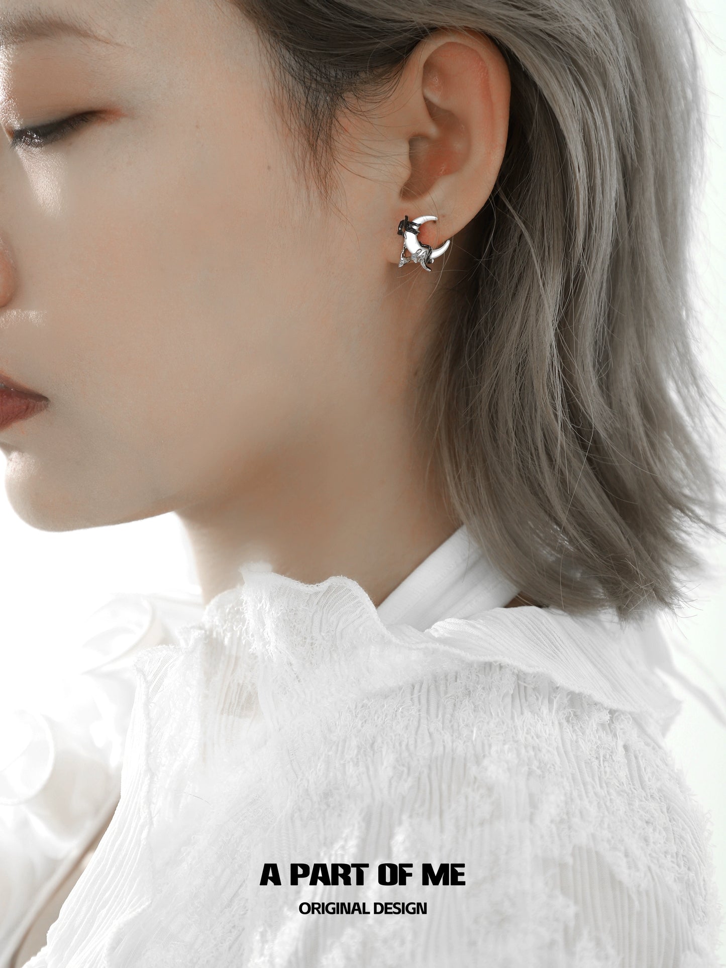 Sunrise Moonset Stud Earrings