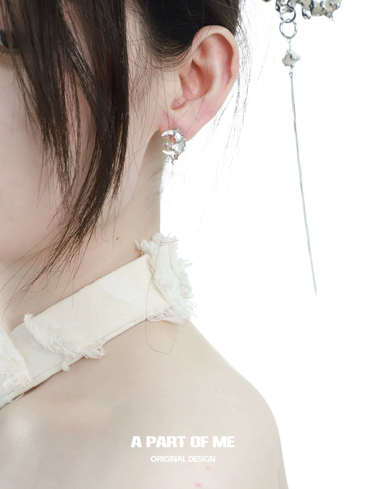 Silent Moon Shell Earrings
