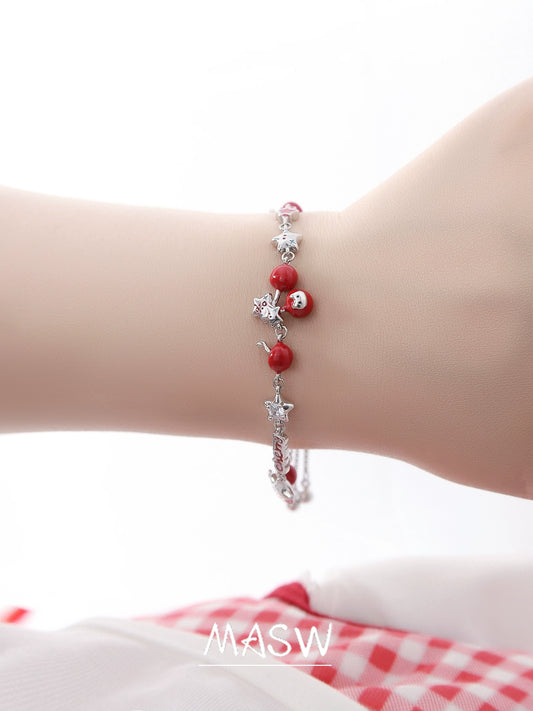 Starlight Cherry Bracelet