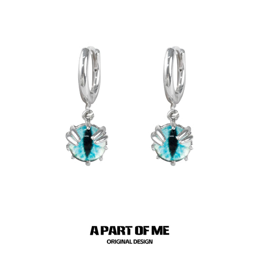 Blue Eye Little Devil Earrings