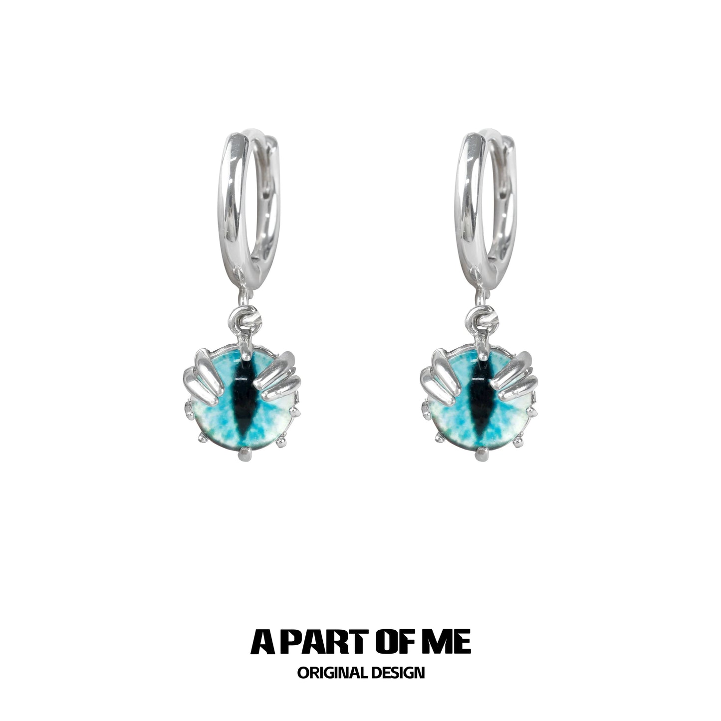 Blue Eye Little Devil Earrings