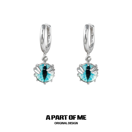 Blue Eye Little Devil Earrings