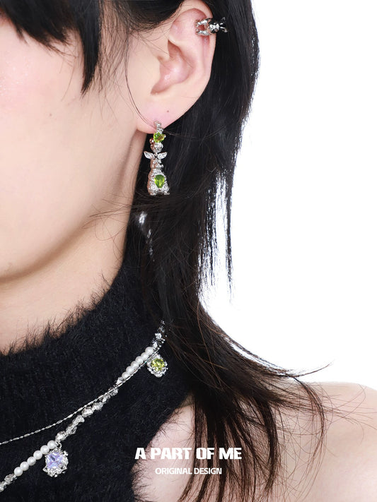 Super Rabbit Pendant Earrings