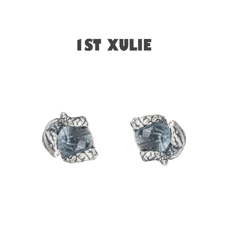 Slytherin Snake Cytal Cool Earrings