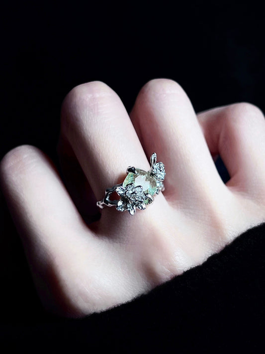 "Rain Jasmine" Wrap Ring