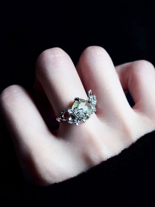 "Rain Jasmine" Wrap Ring