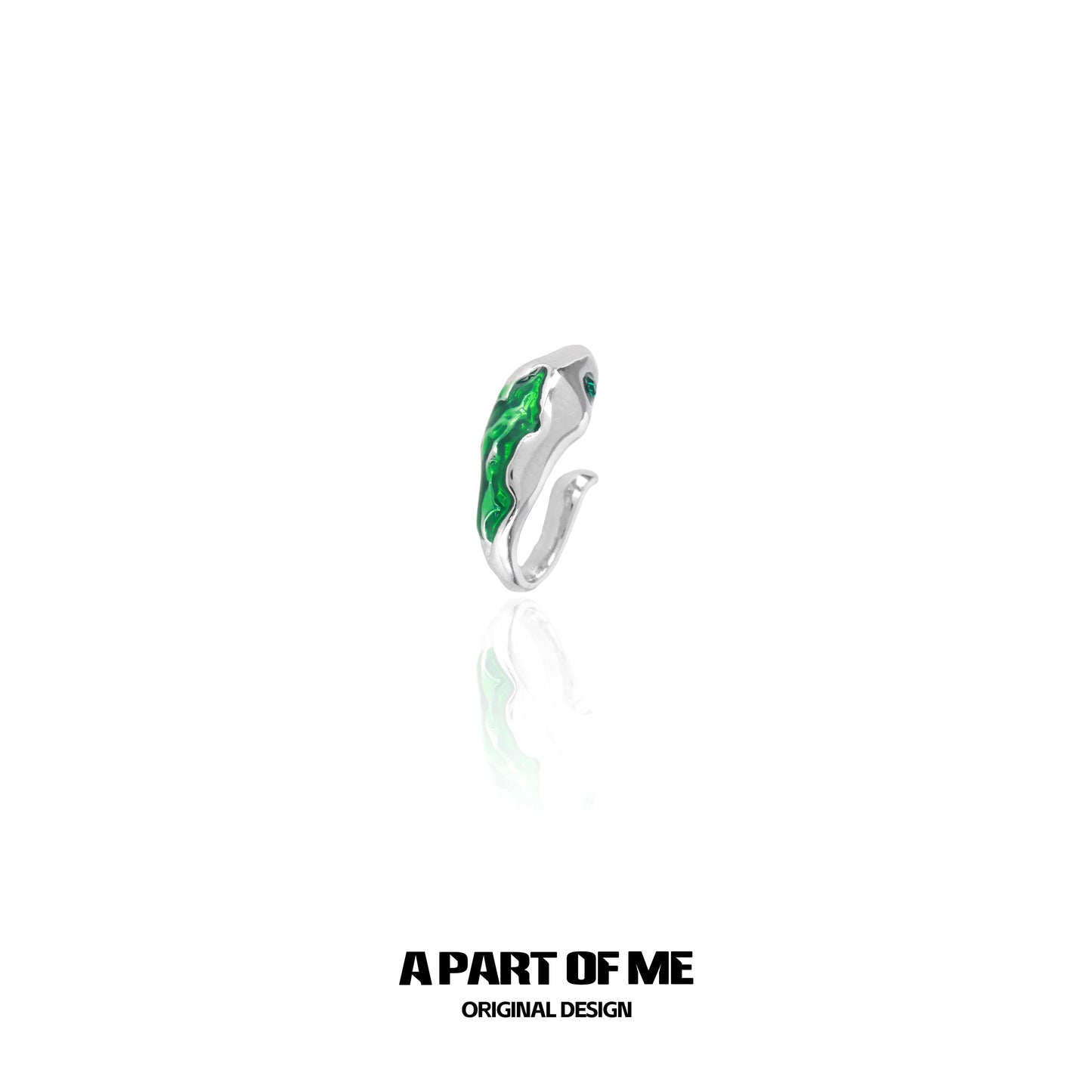 Slytherin Snake Colored Ear Cuff