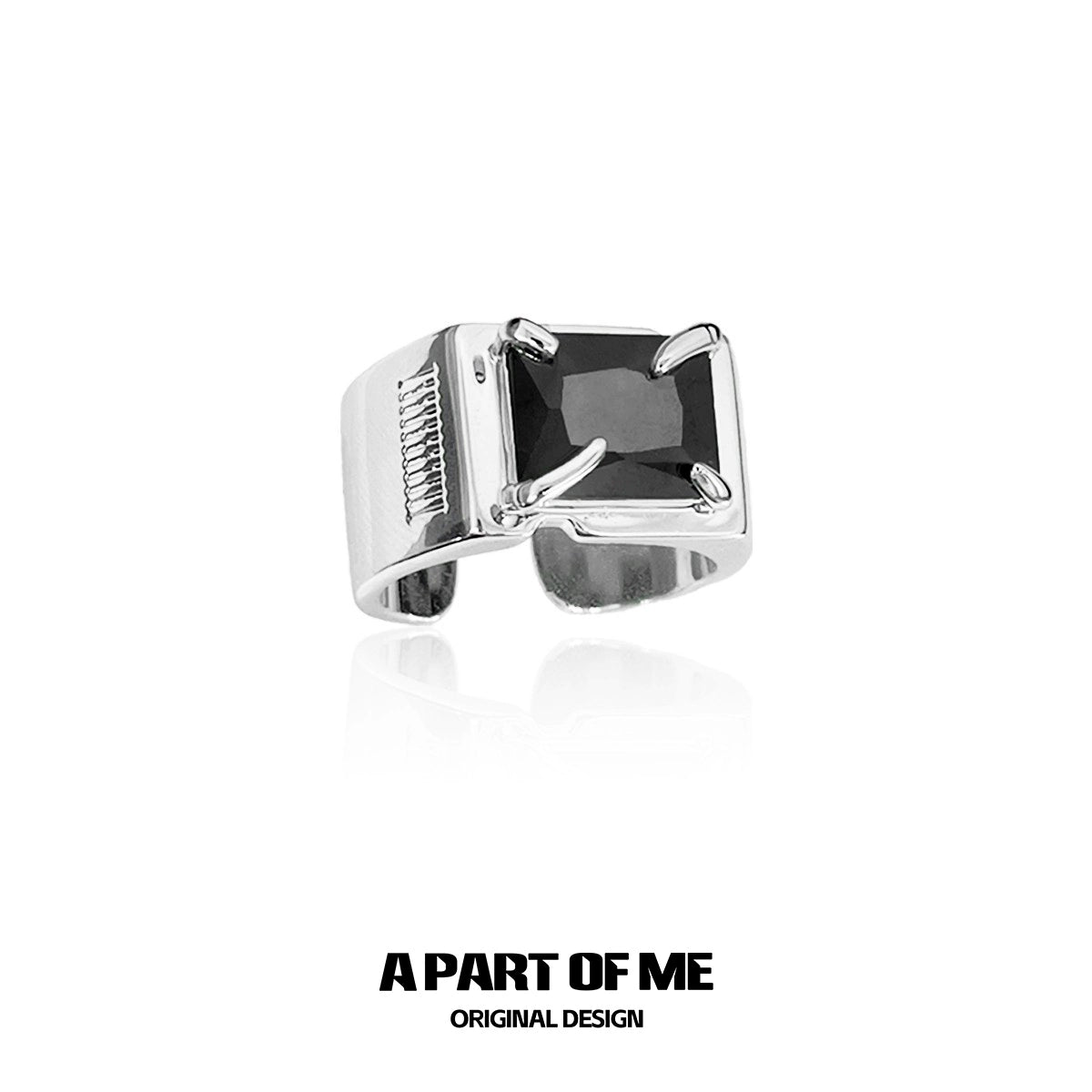 Bold Stone Hip-Hop Ring