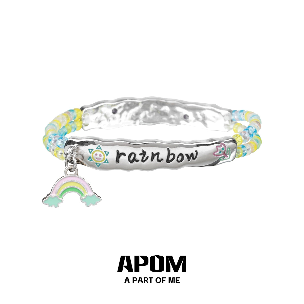Rainbow Beaded Bracelet