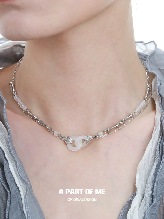 Chinese Peace Jade Necklace