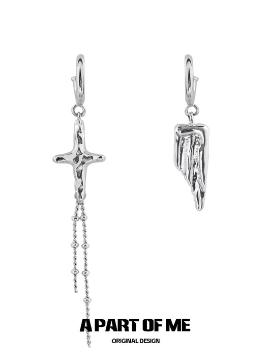 Life Covenant Cross Stud Earrings