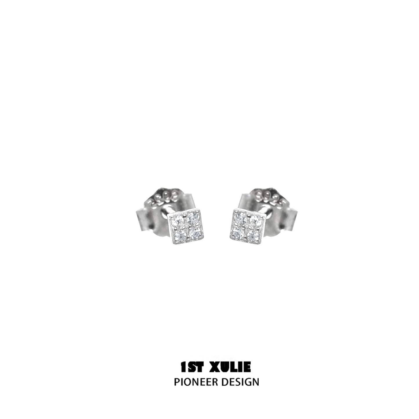 Eternal Glow Zircon Stud Earrings