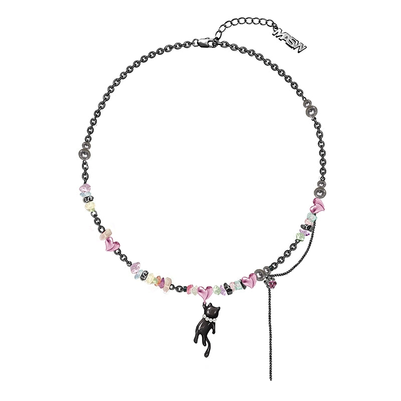 Cute Balloon Cat Necklace