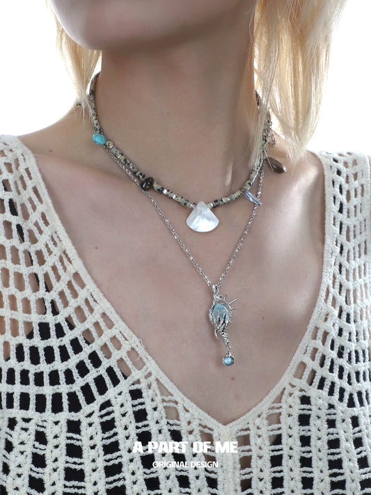 Island Season Beaded Necklace