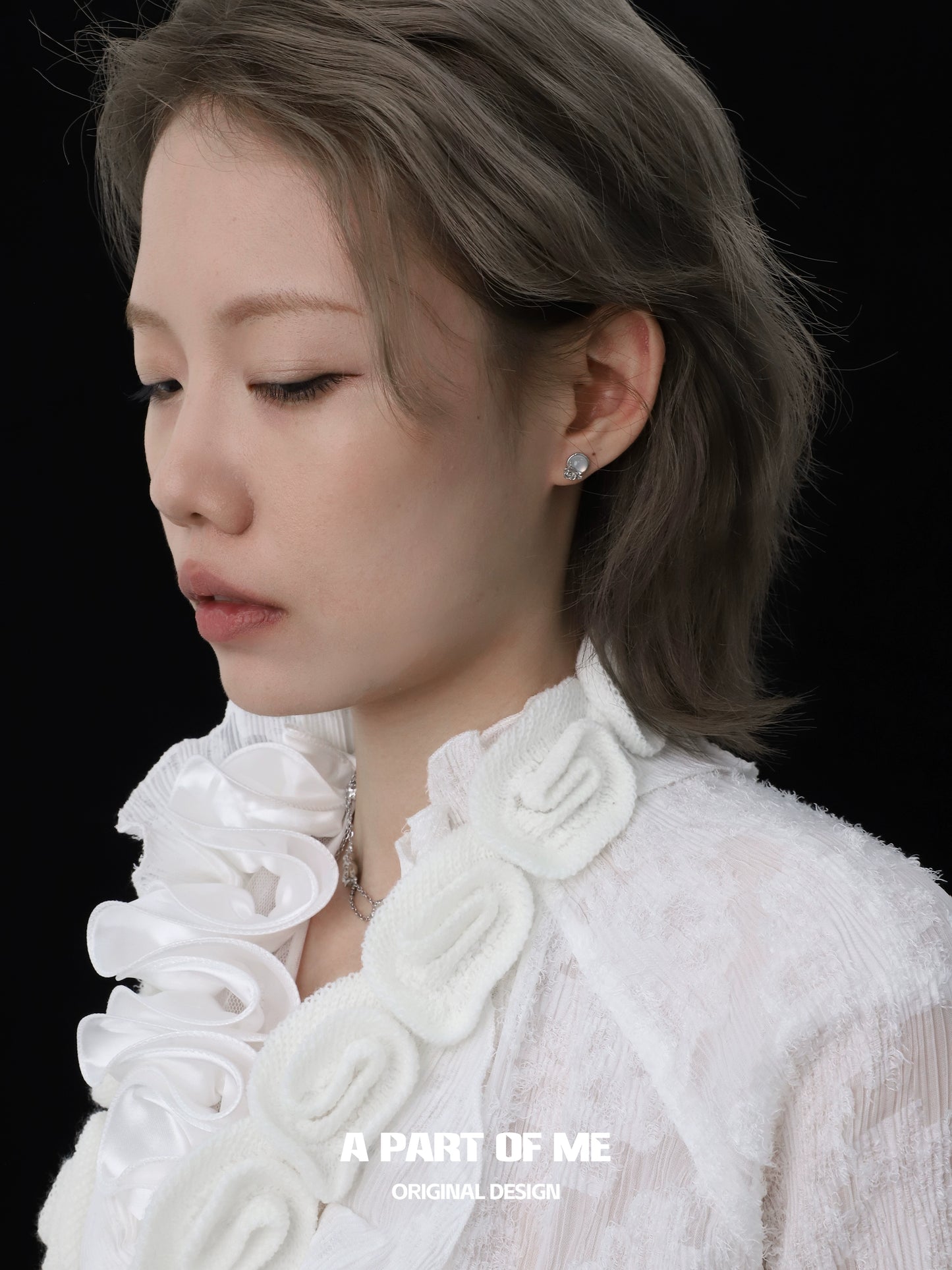 Fragrance Agate Rose Earrings