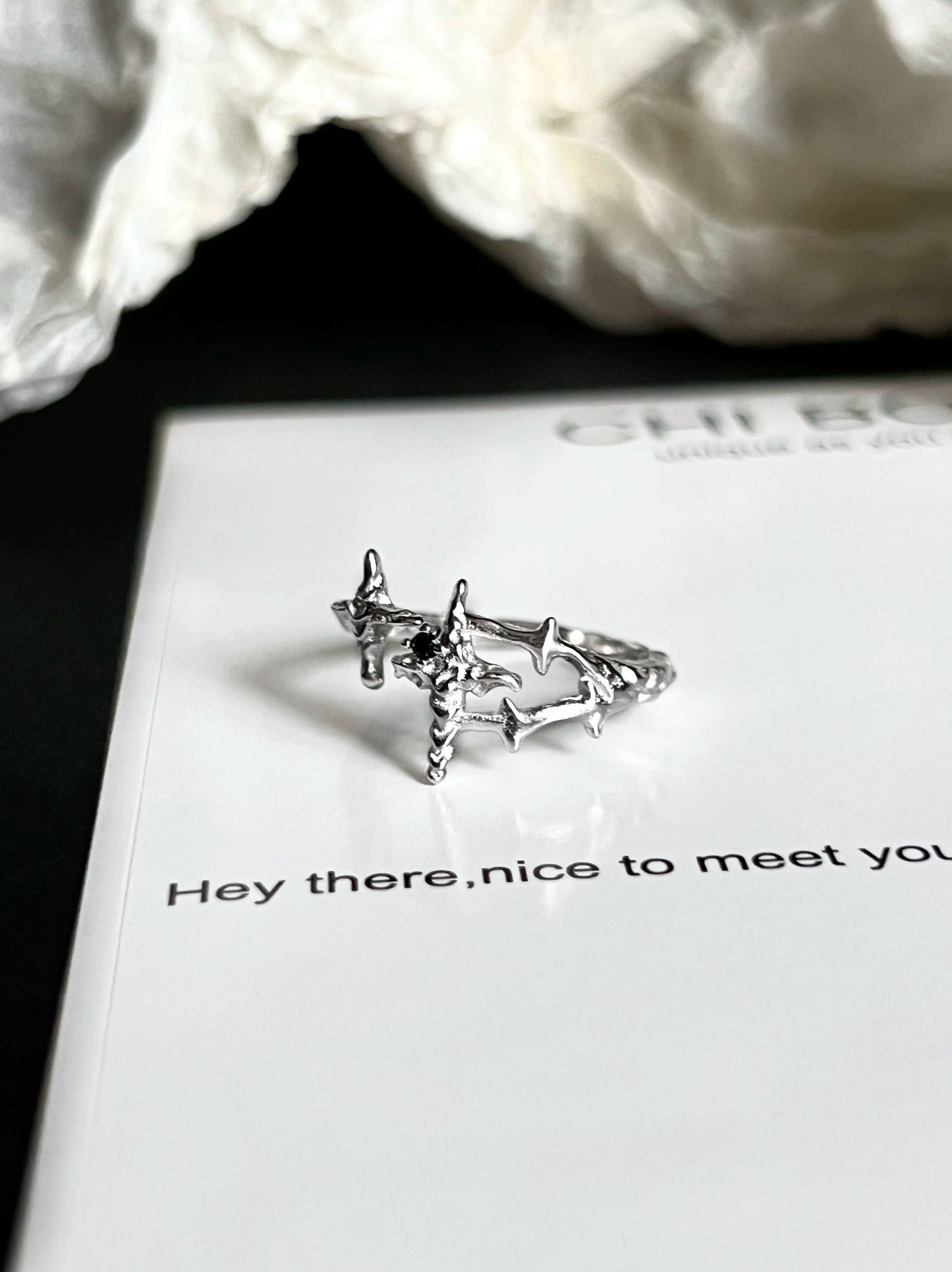 "Night Sea Starlight" Ring