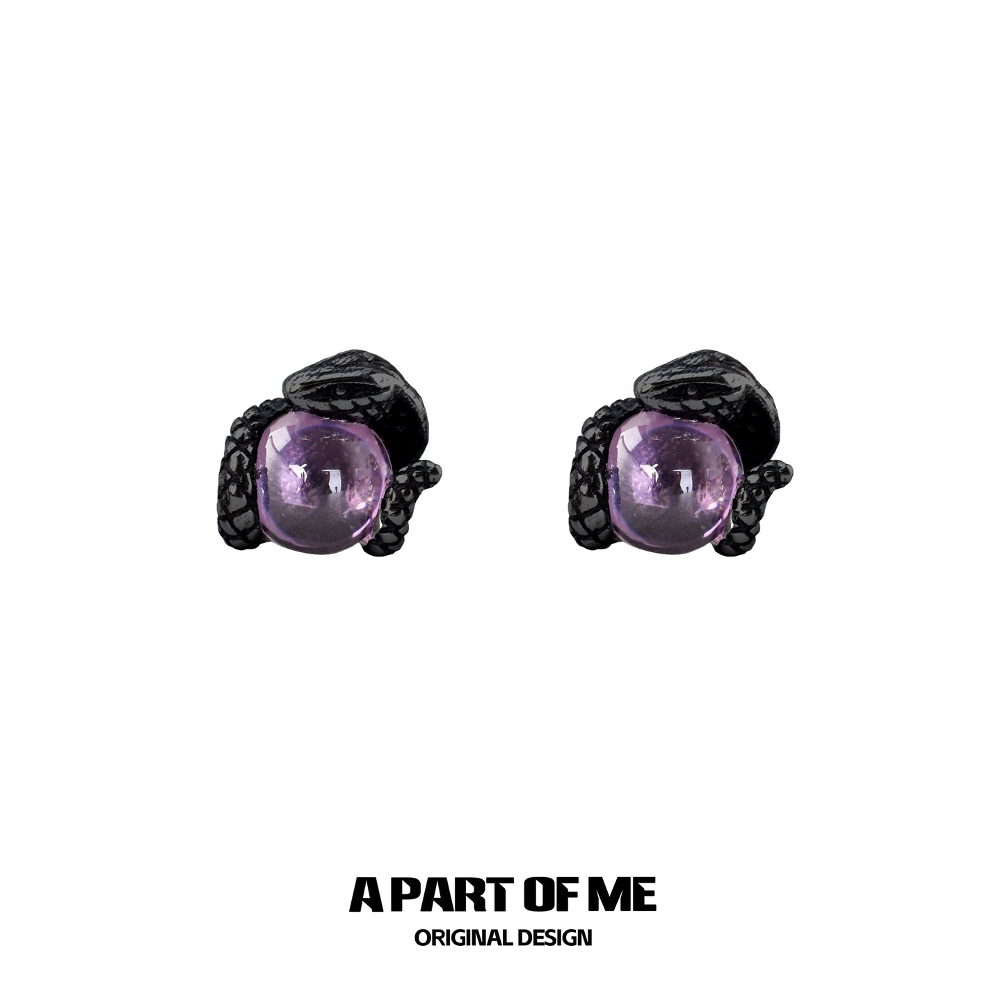 Hell Snake Stud Earrings