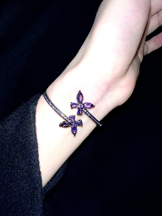 "Shadow Purple Butterfly" Dream Bracelet