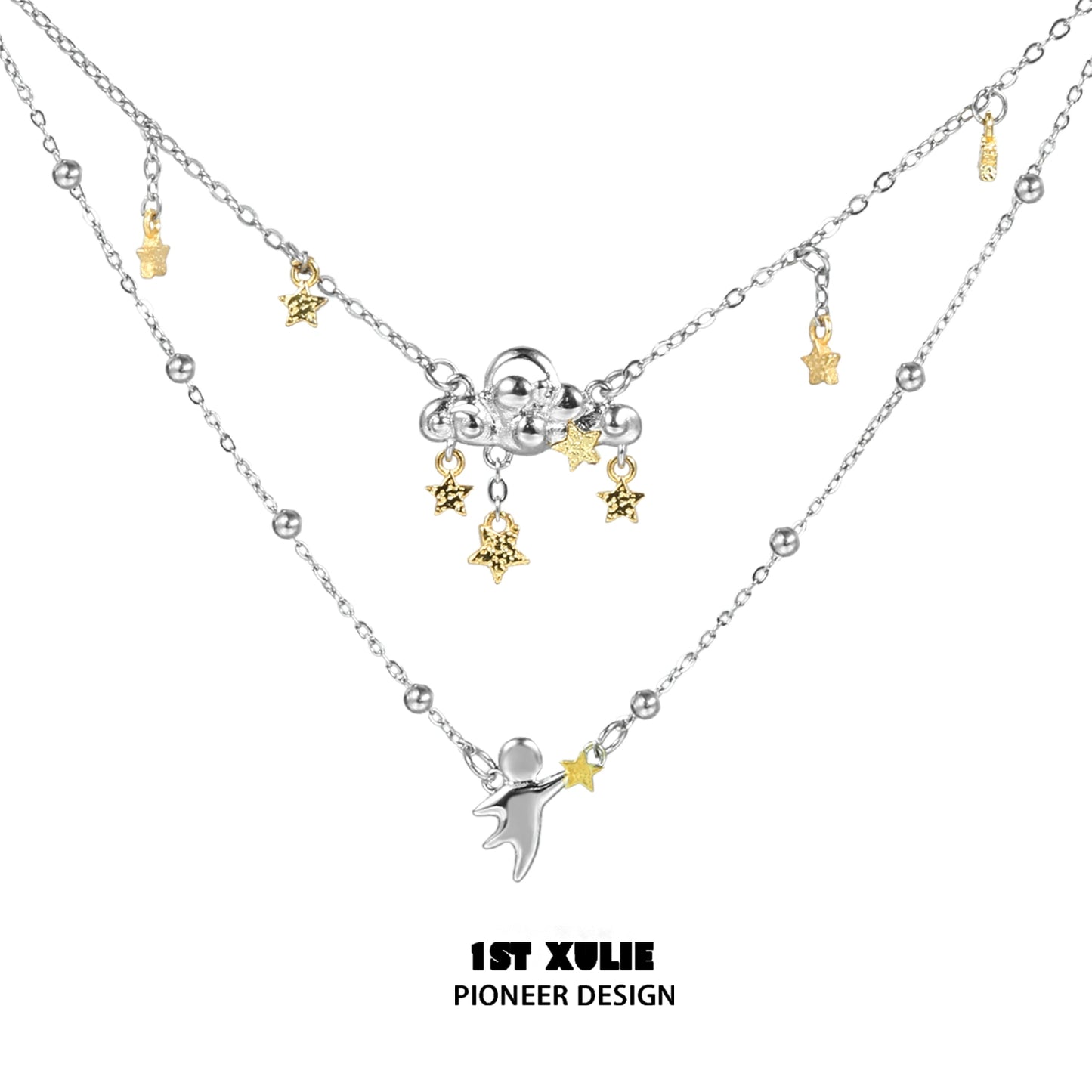 Lonely Patient Double Necklace