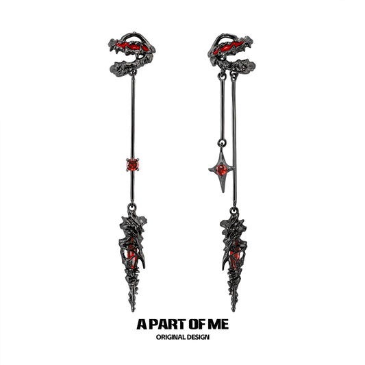 Fierce Dragon Roar Ear Clips