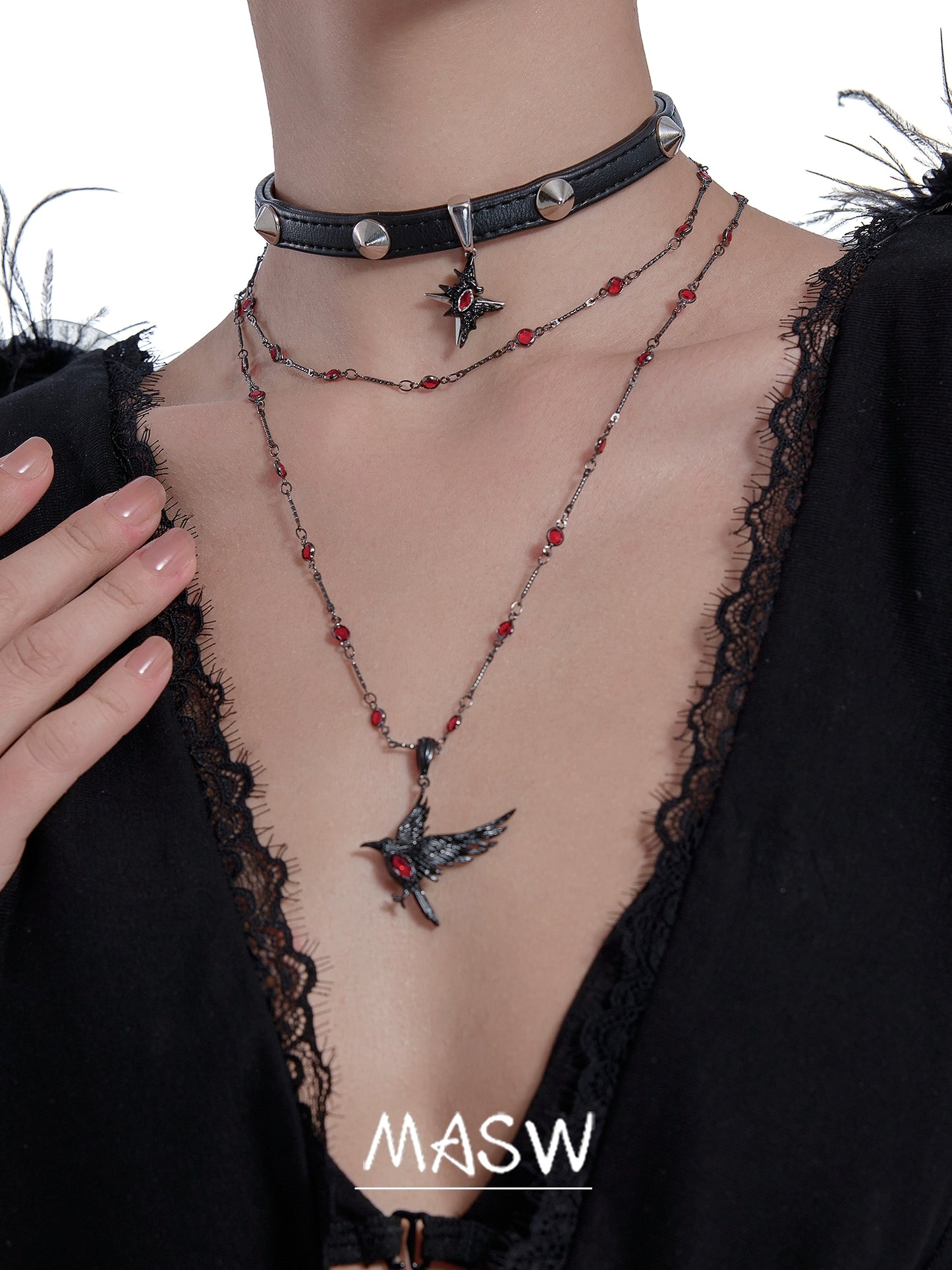 Guardian Crow Necklace
