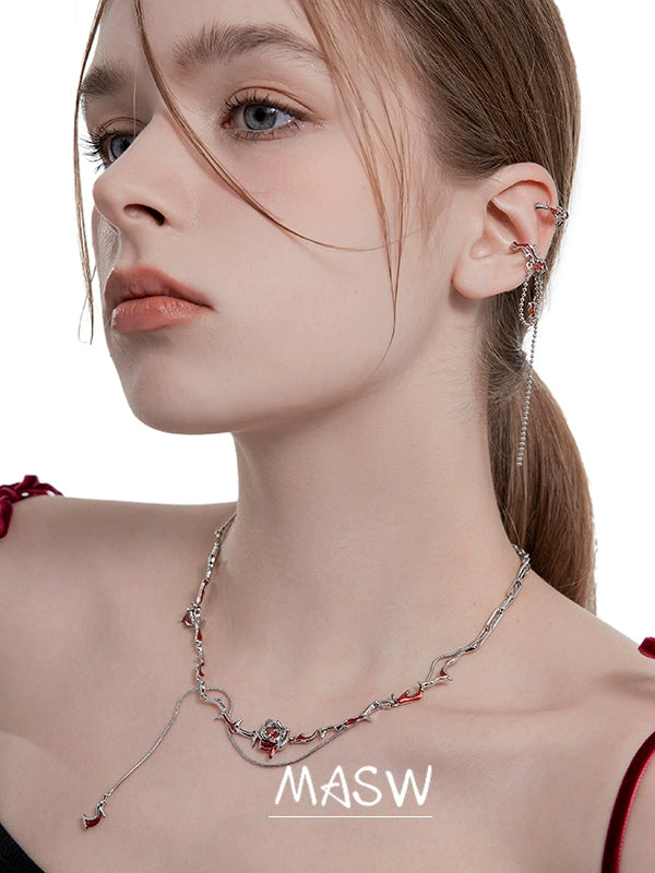 Thorns Rose Collarbone Chain