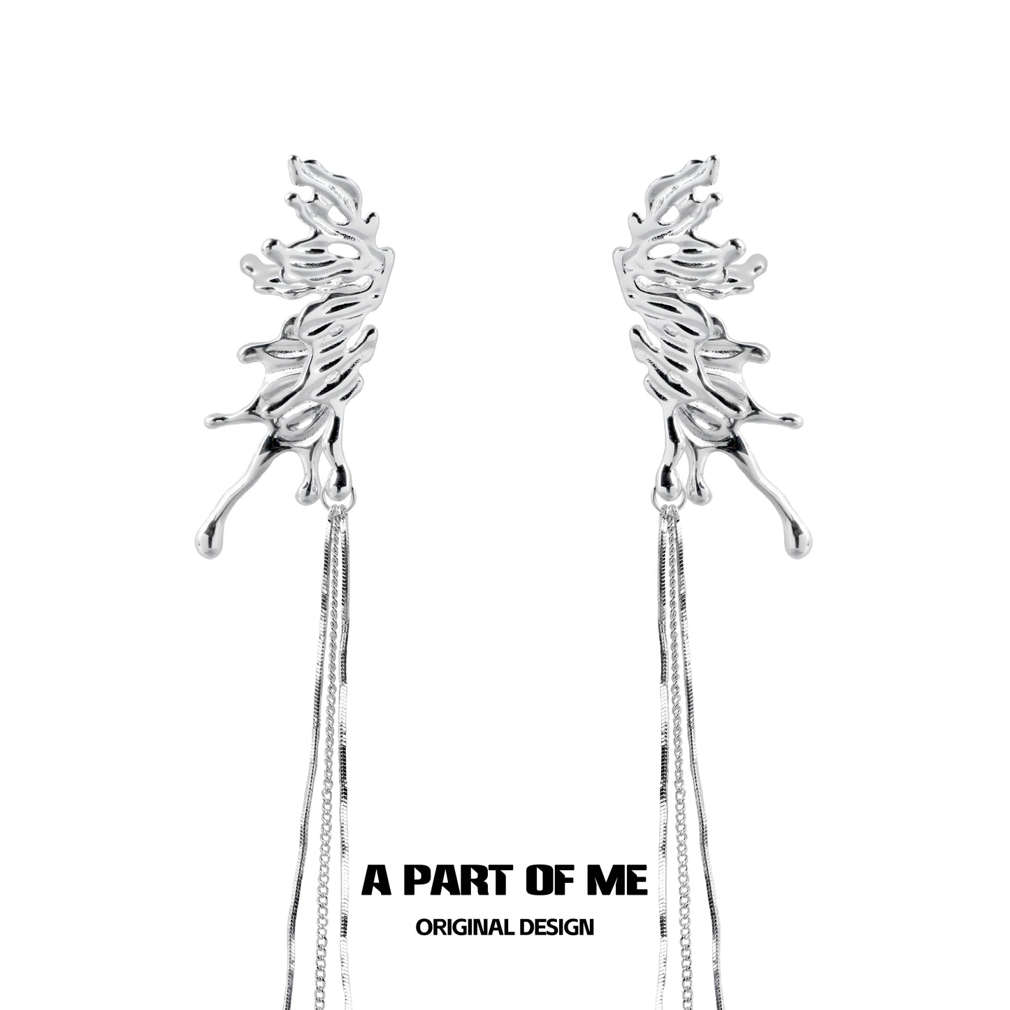 Metal Style Butterfly Ear Cuffs