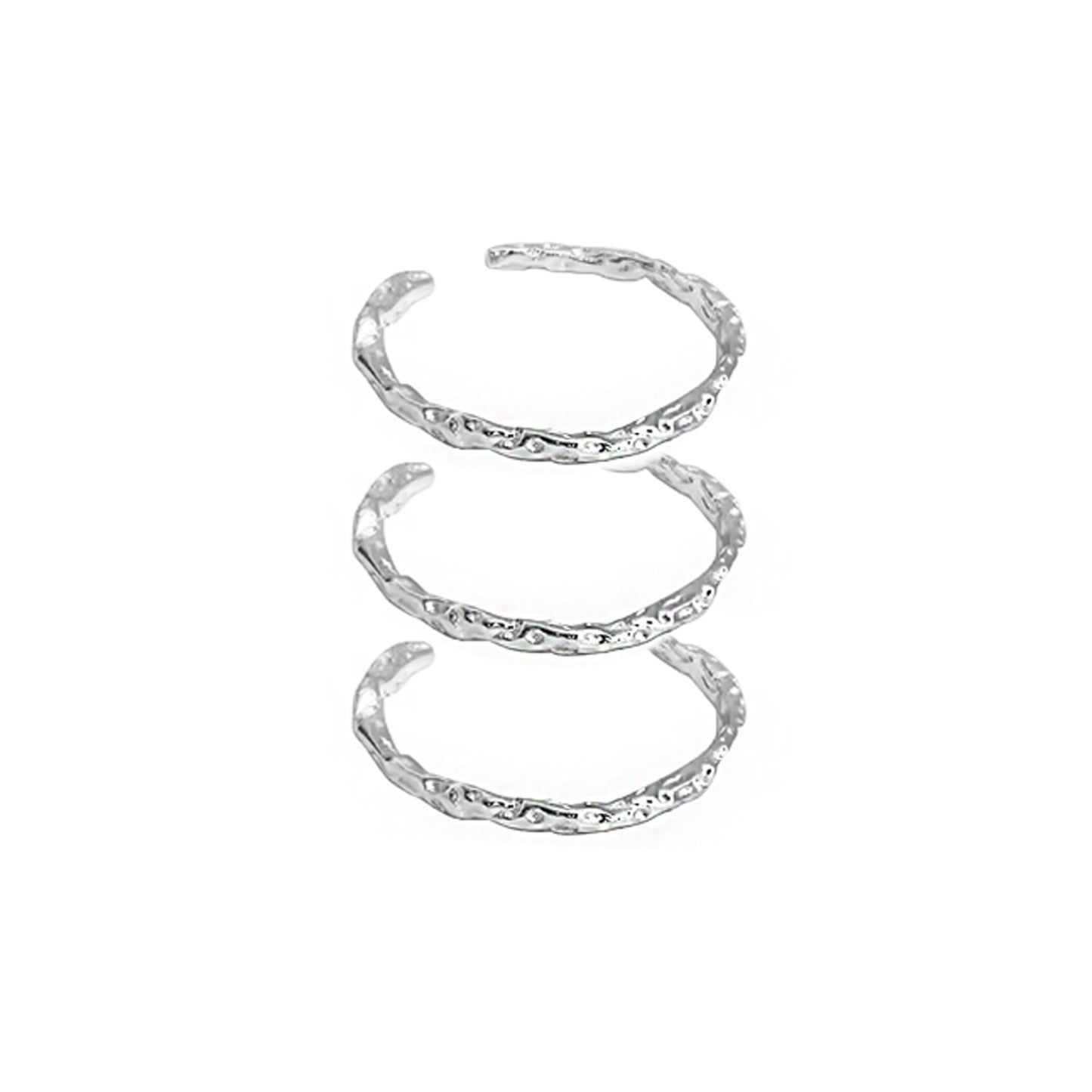 Minimalist Textured Thin Ring