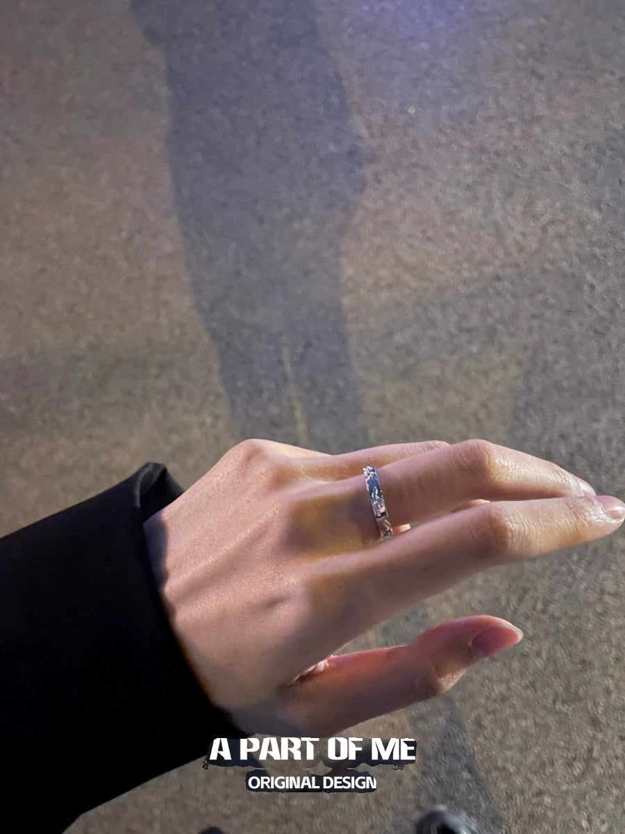 Broken Theory Silver Ring