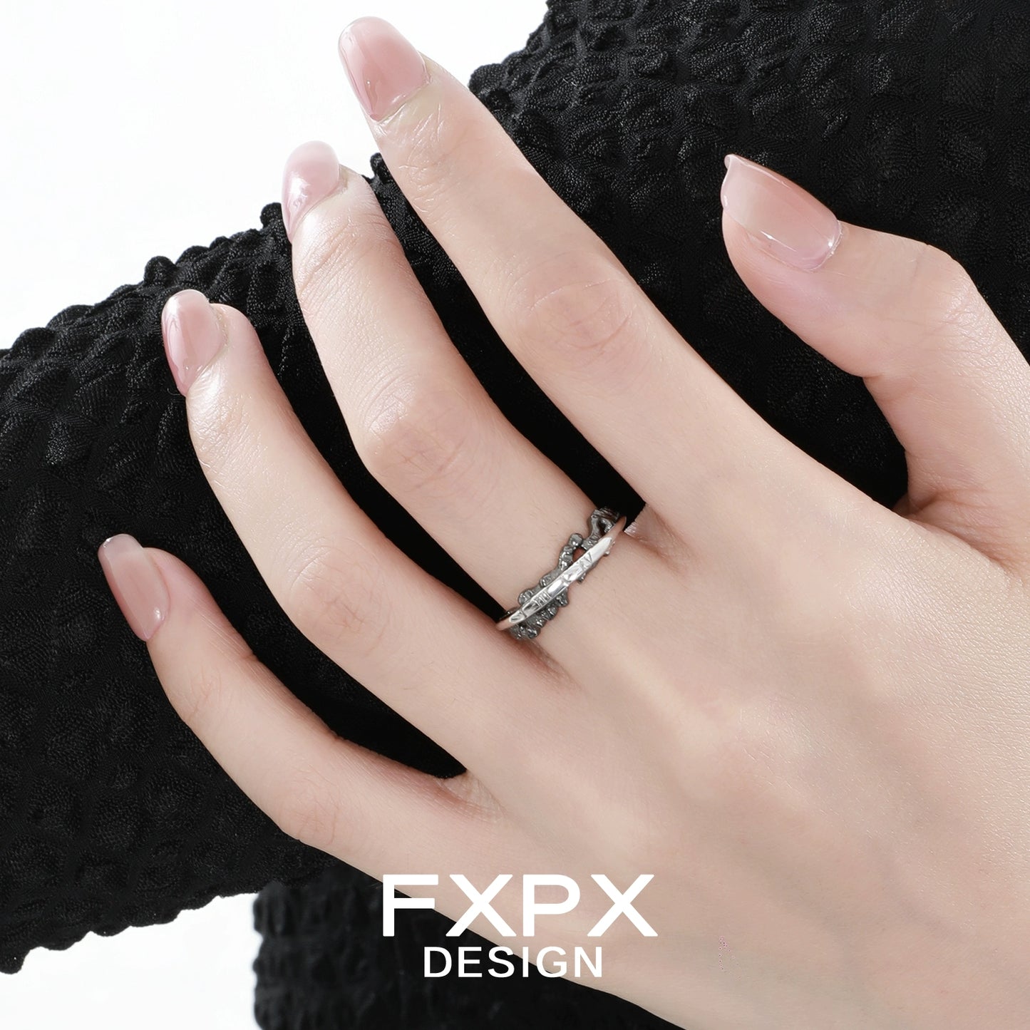 Roman Numeral Couple Rings