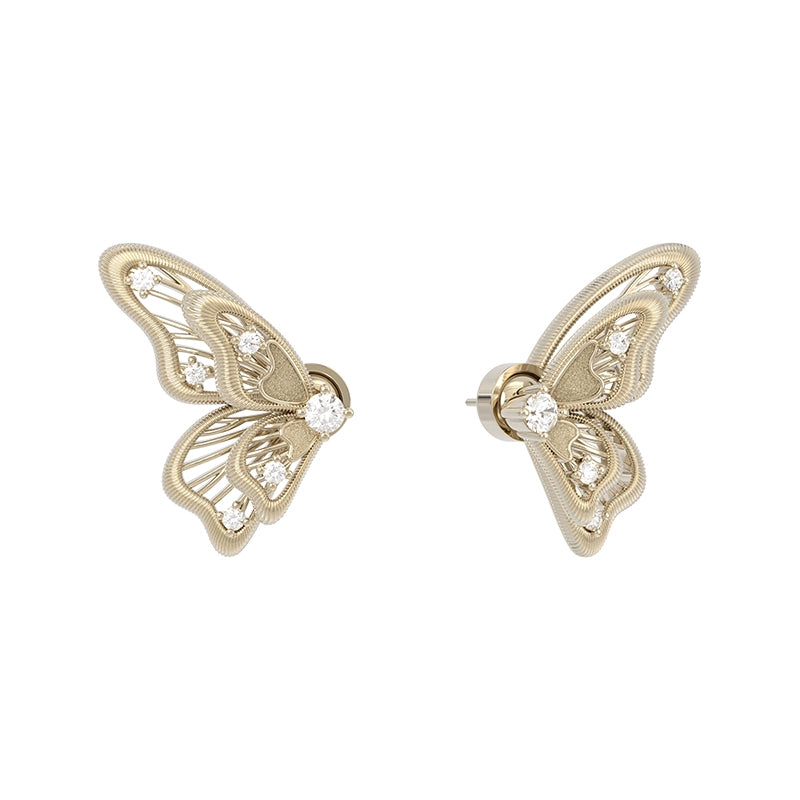 Romantic Butterfly Wing Earrings