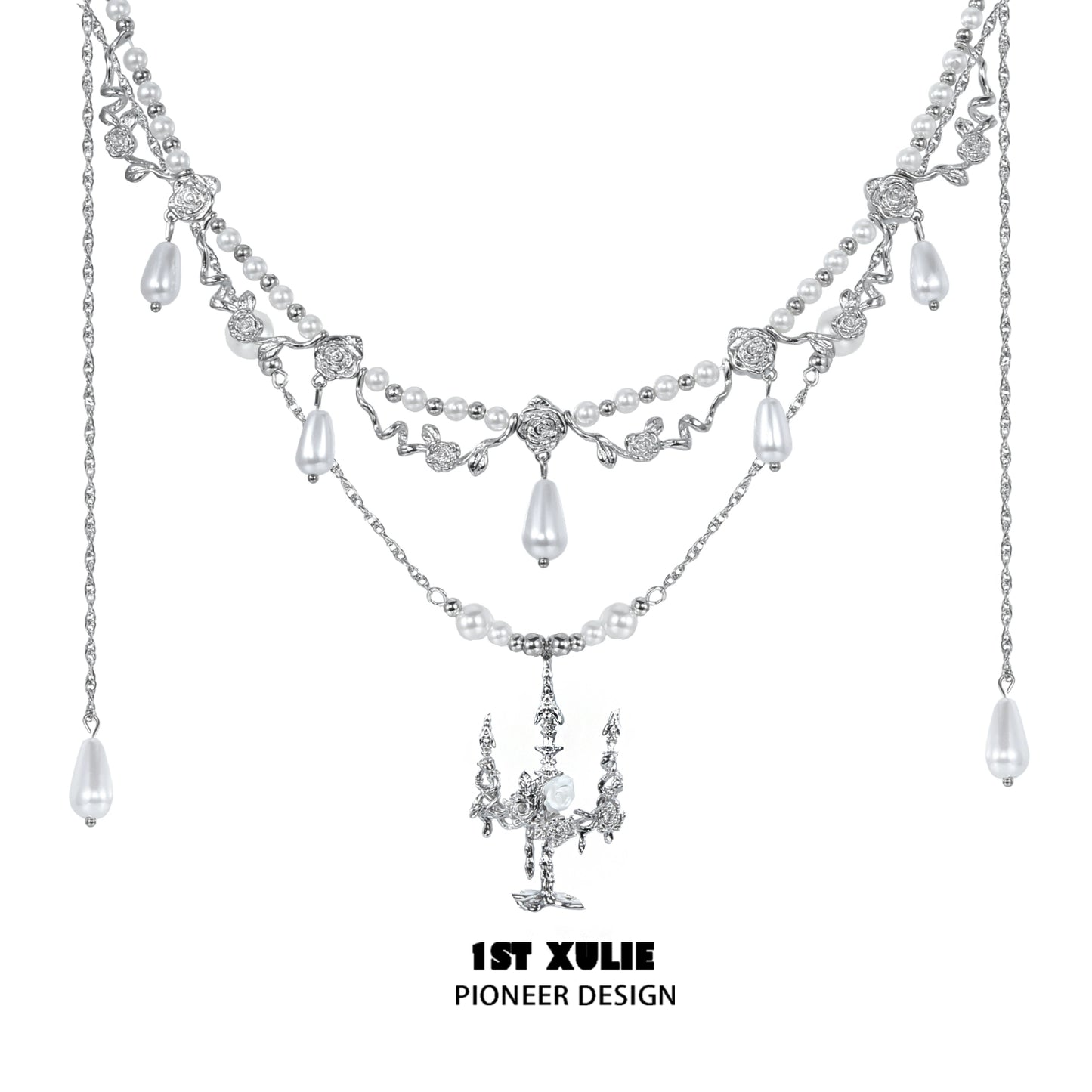 Rose Epic Pearl Clavicle Chain