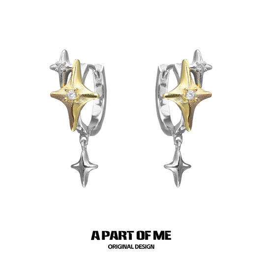 Luminous Star Dimensional Earrings