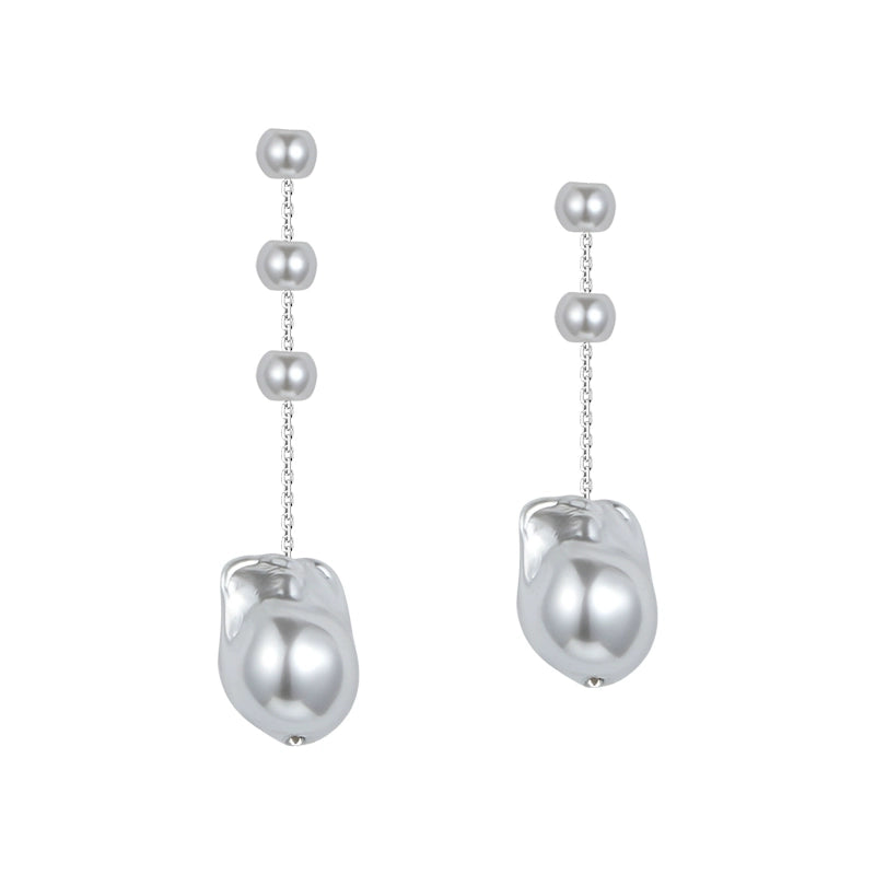 Elegant Baroque Pearl Earrings