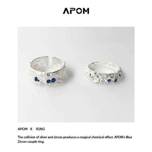 Silent Blue Gem Ring