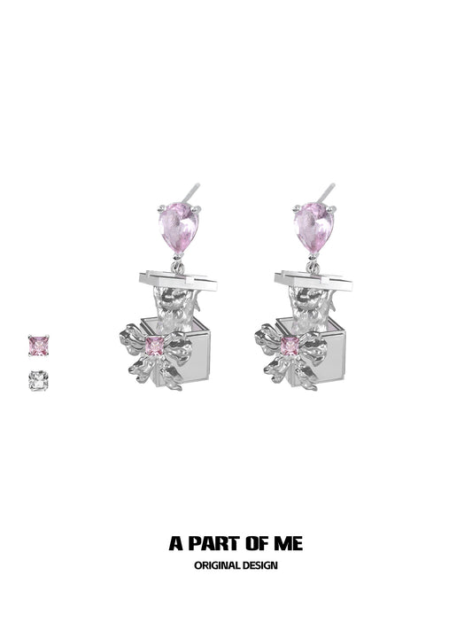 Flower & Bow Earrings