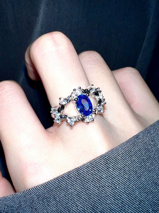 "Sea Eye" Zircon Ring