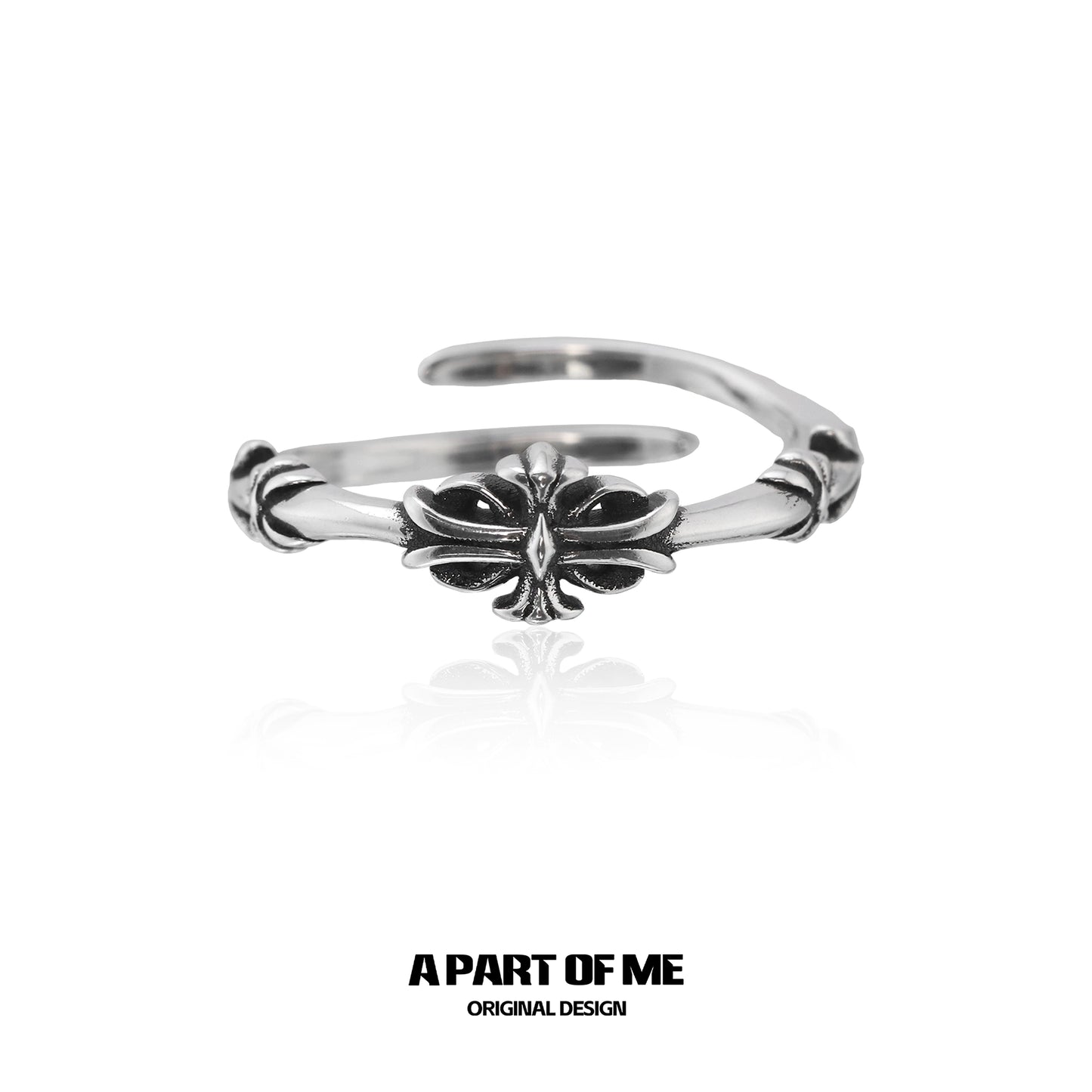 Dark Iris Retro Ring