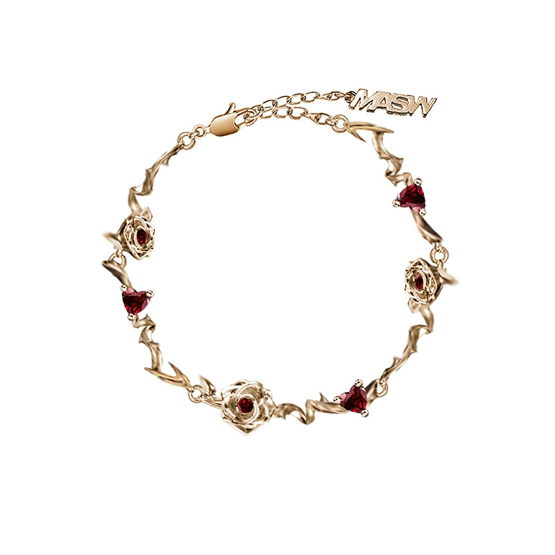 Rose Flower Vintage Bracelet