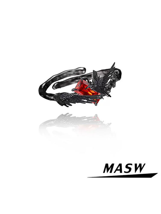 Evil Raven Gothic Ring