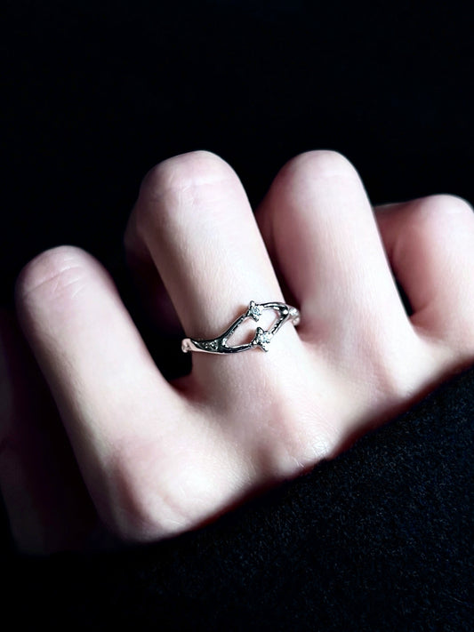 "Guardian Star" Galaxy Track Ring