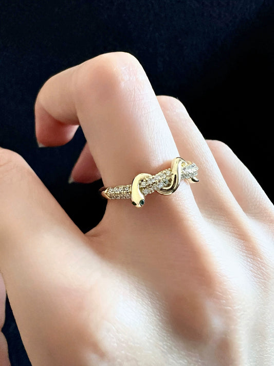 "Spirit Snake" Wrap Ring