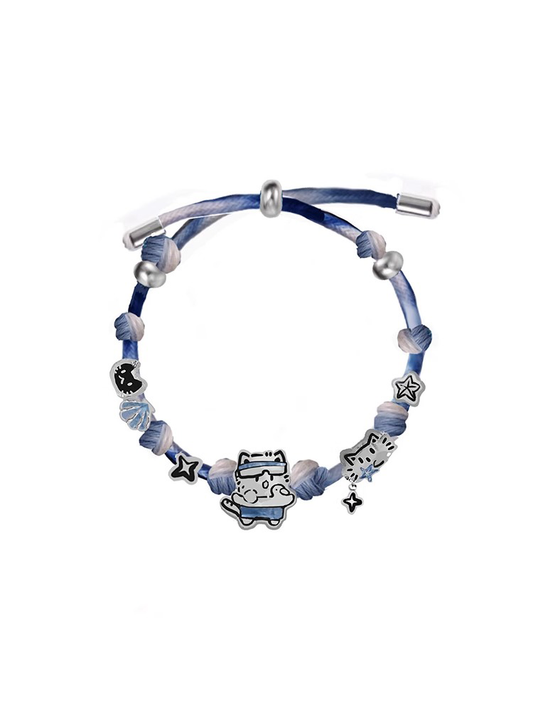 Blue Shell Cat Bracelet